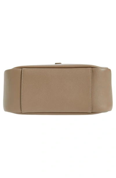 Saint Laurent Le 5 À 7 Supple Small Leather Shoulder Bag In Dusty Grey