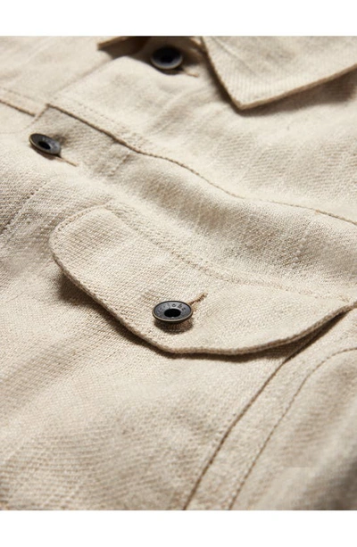 John Varvatos Men's Drew Trucker Jacket In Fossil Grey