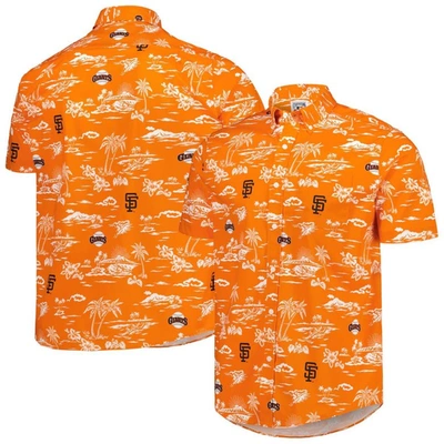 Shop Reyn Spooner Orange San Francisco Giants Kekai Button-down Shirt