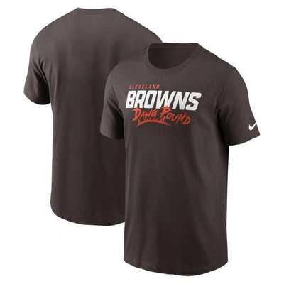 Shop Nike Brown Cleveland Browns Local Essential T-shirt