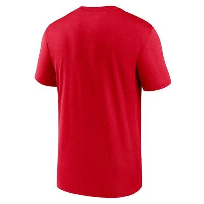 Shop Nike Red Buffalo Bills Legend Logo Performance T-shirt