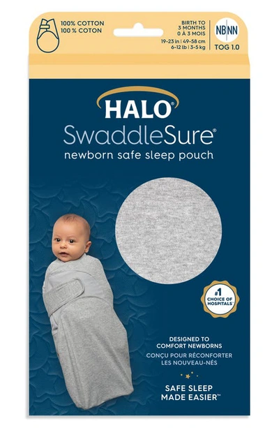 Shop Halo Swaddlesure® Sleep Pouch In Heather Grey