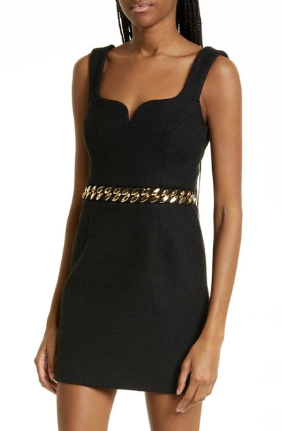 Shop Rebecca Vallance Carine Sleeveless Bouclé Minidress In Black
