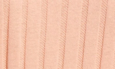 Shop Ted Baker Warroch Cotton, Silk & Linen Rib Polo In Light Pink
