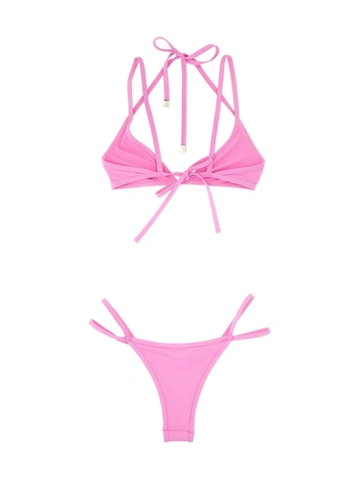 Shop Attico Lycra Bikini Beachwear Pink