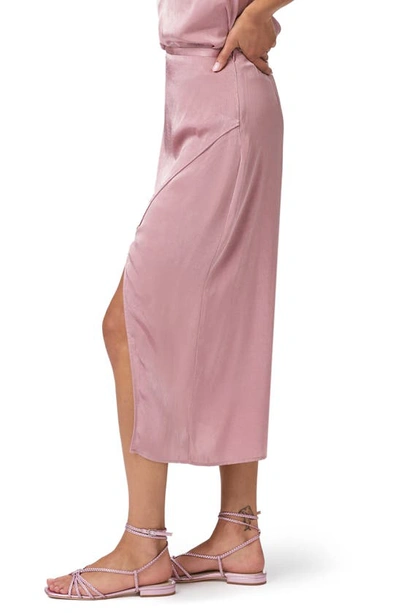 Shop Paige Jazyln Split Front Skirt In Aurora