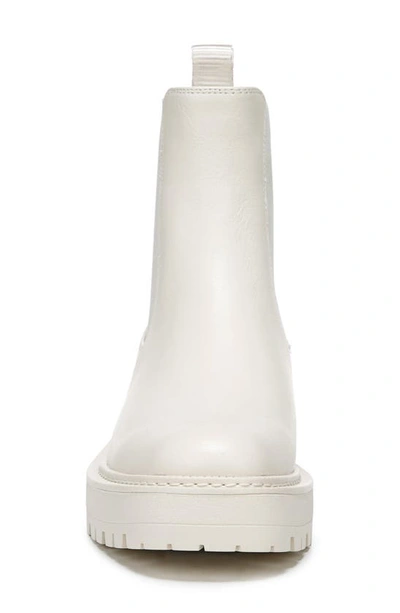 Shop Sam Edelman Laguna Waterproof Lug Sole Chelsea Boot In Modern Ivory