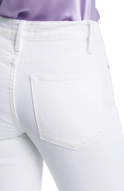 Shop Frame Le Easy Chew Hem Flare Jeans In Au Natural Chew