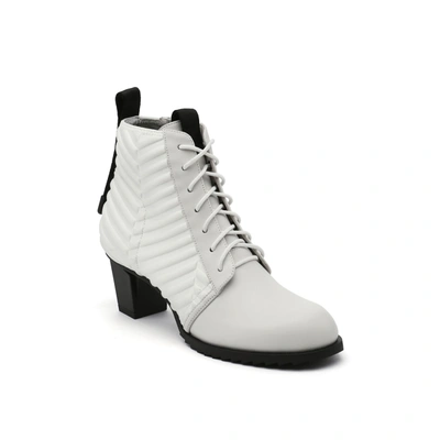 Shop United Nude Lev Lace Bootie In White