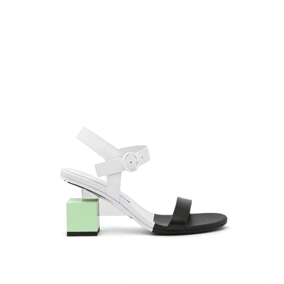 Shop United Nude Cube Sandal Mid In White