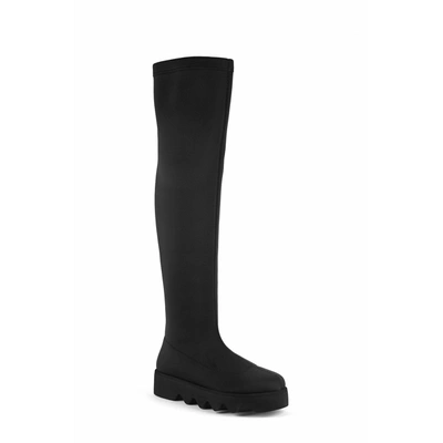 Shop United Nude Bounce Long Boot In Black