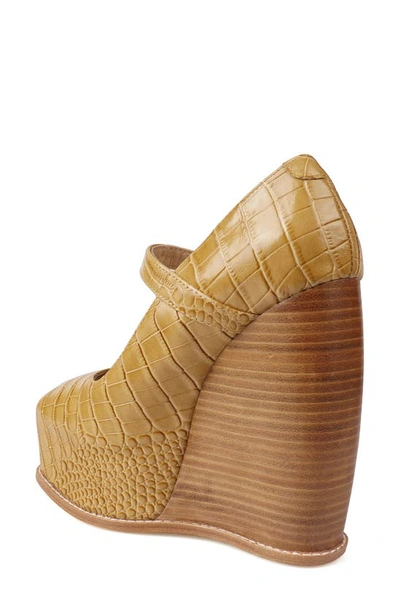 Zigi Philipah Peep Toe Platform Wedge Sandal In Perlin Cr