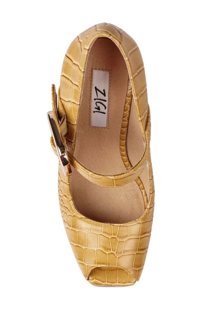 Zigi Philipah Peep Toe Platform Wedge Sandal In Perlin Cr