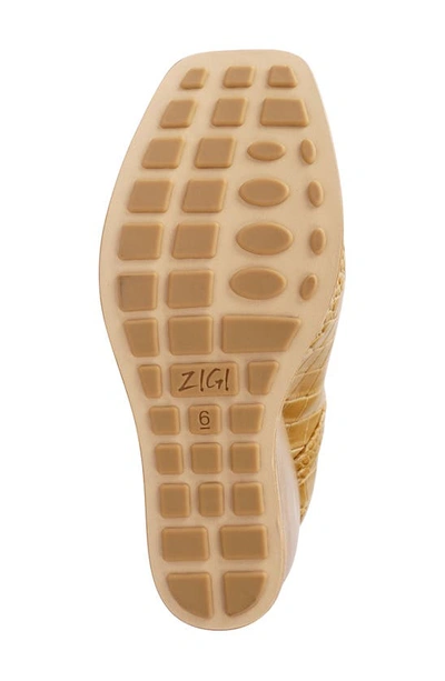 Zigi Philipah Peep Toe Platform Wedge Sandal In Perlin Cr