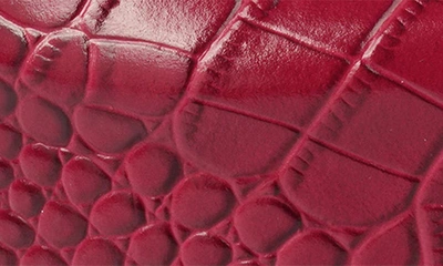 Zigi Philipah Peep Toe Platform Wedge Sandal In Red Croc L