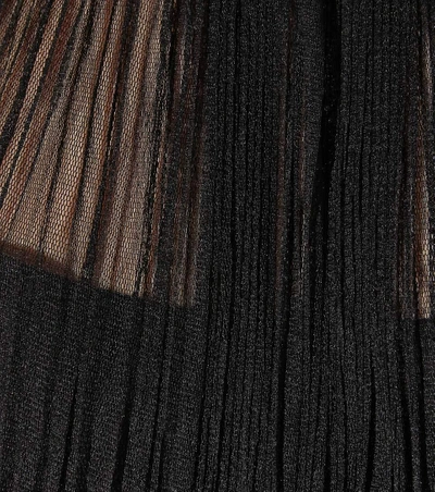 Shop The Row Bapel Pleated Silk Top In Black