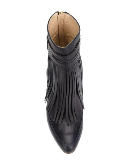 Shop Maiyet 'blake' Fringe Heeled Booties