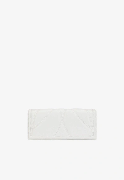 Dolce & Gabbana Quilted Nappa Leather Devotion Baguette Bag In White