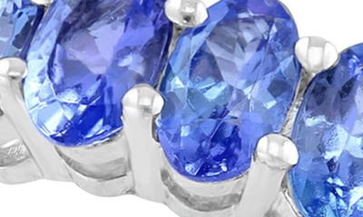 Effy Sterling Silver Tanzanite Ring In Blue