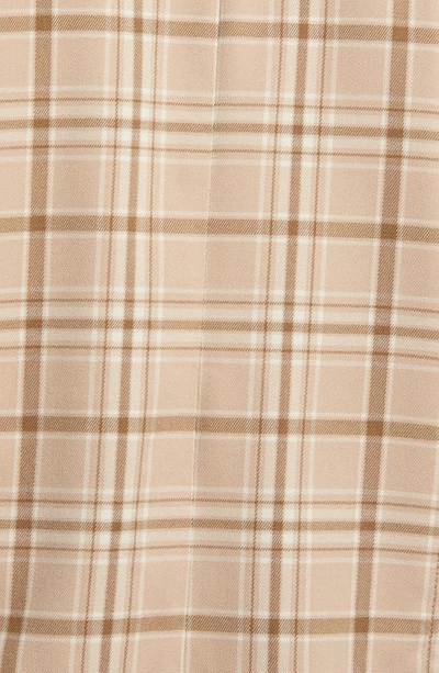 Treasure & Bond Oversize Plaid Blazer In Tan Avery Plaid