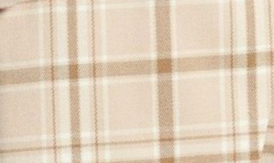Treasure & Bond Oversize Plaid Blazer In Tan Avery Plaid
