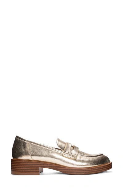 Shop Chinese Laundry Porter Platform Penny Loafer In Gold