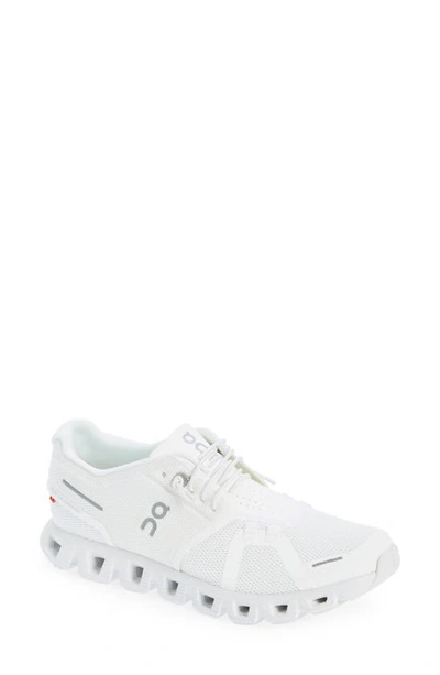 Shop On Cloud 5 Running Shoe In Undyed White/ White