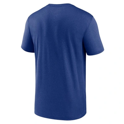 Shop Nike Royal New York Giants Legend Logo Performance T-shirt