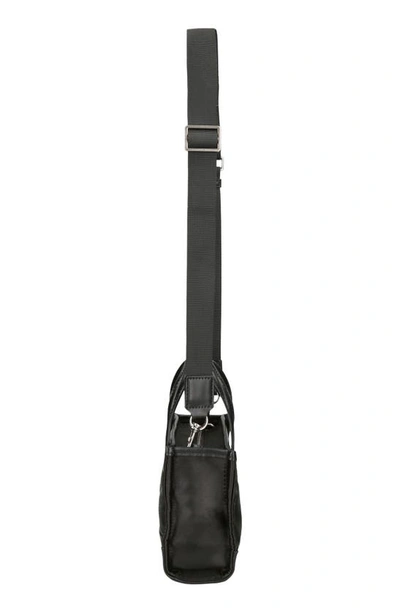 Kurt Geiger Micro Square Crossbody Tote Bag In Black