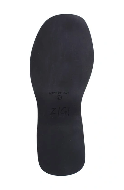 Zigi Kristen Platform Clog In Black Leather