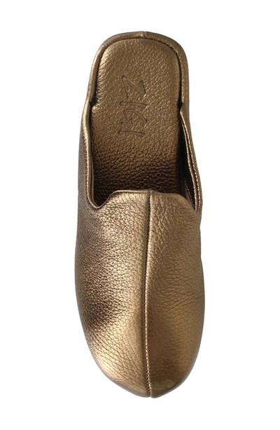 Shop Zigi Kristen Platform Clog In Bronze Leather