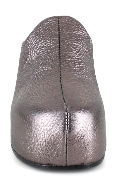 Zigi Kristen Platform Clog In Pewter Leather