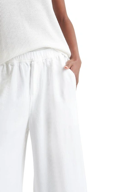 Shop Splendid Angie Lyocell & Linen Palazzo Pants In White