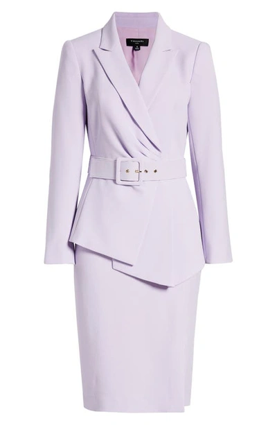 Tahari ASL Nested Belted Jacket and Skirt