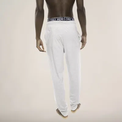 Members Only Heather Contrast Elastic Sleep Pants In Black