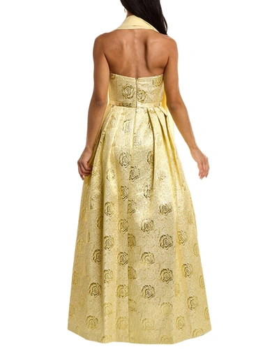 Mikael Aghal Gown In Yellow