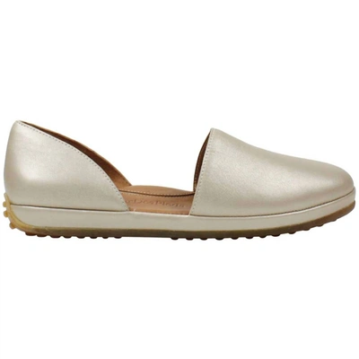 Shop L'amour Des Pieds Women's Yemina Slip On Shoes In Plantino Pearl In White