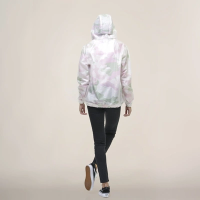 Members Only Women's Translucent Pullover Jacket With Hood In Multi