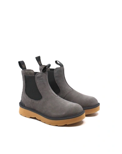 Shop Sorel Hi-line Chelsea Boot In Quarry/tawny Buff In Grey