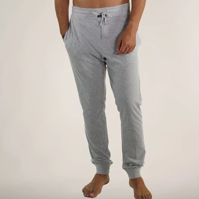Shop Members Only Men's Jersey Jogger Lounge Pants In Grey