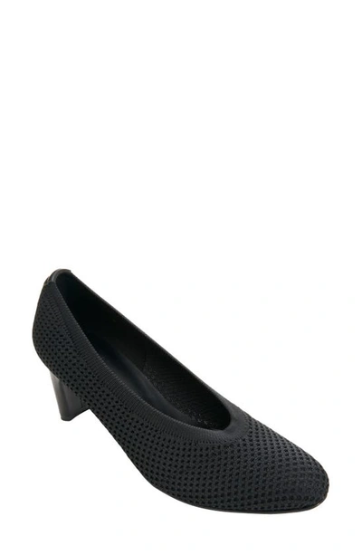 Vaneli Womens Knit Pumps In Black