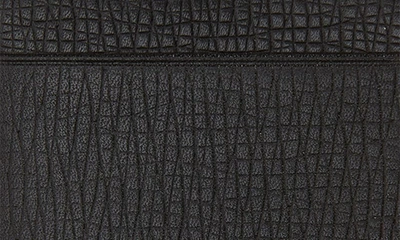 Shop Ferragamo New Revival Logo Plaque Leather Card Holder In Nero Nero