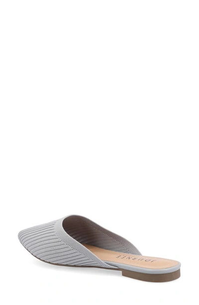 Shop Journee Collection Aniee Knit Mule In Grey