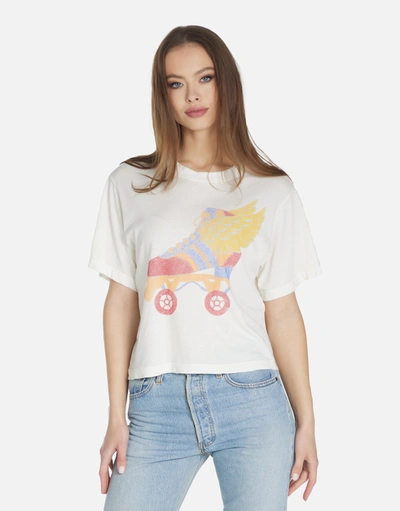 Lauren Moshi Rue Retro Skate In Milk