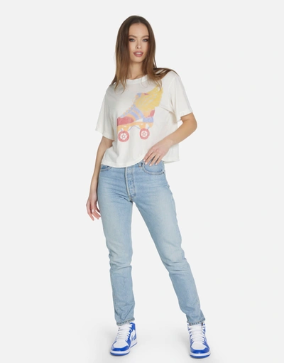 Lauren Moshi Rue Retro Skate In Milk