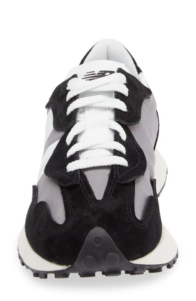 Shop New Balance 327 Sneaker In Black/ Grey