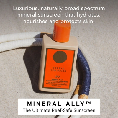 Shop Soleil Toujours Mineral Ally Daily Defense Tinted Glow Spf 50 In Default Title
