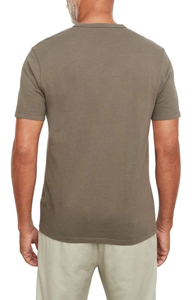 Shop Vince Solid T-shirt In Washed Cypress