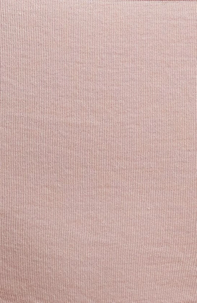 Shop Hanro Seamless Cotton High Cut Briefs In Pale Pink