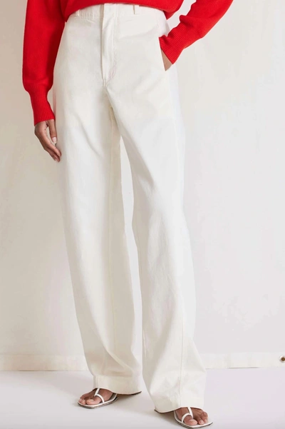 Shop Apiece Apart Meridian Pant In Cream In White